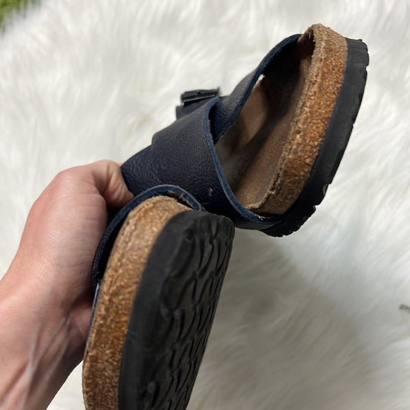 Birkis by Birkenstock blue sandals mens 7 womens 9 - Picture 2 of 7